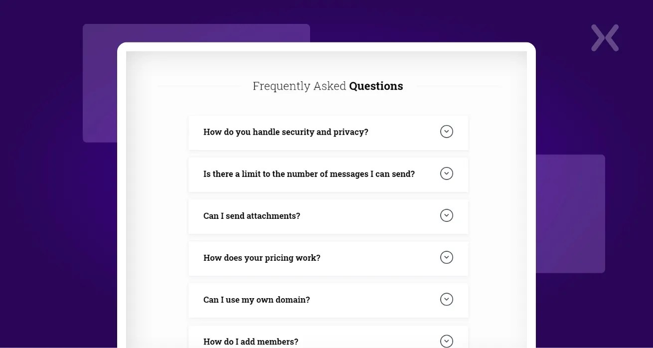 Frequently Asked Questions Design