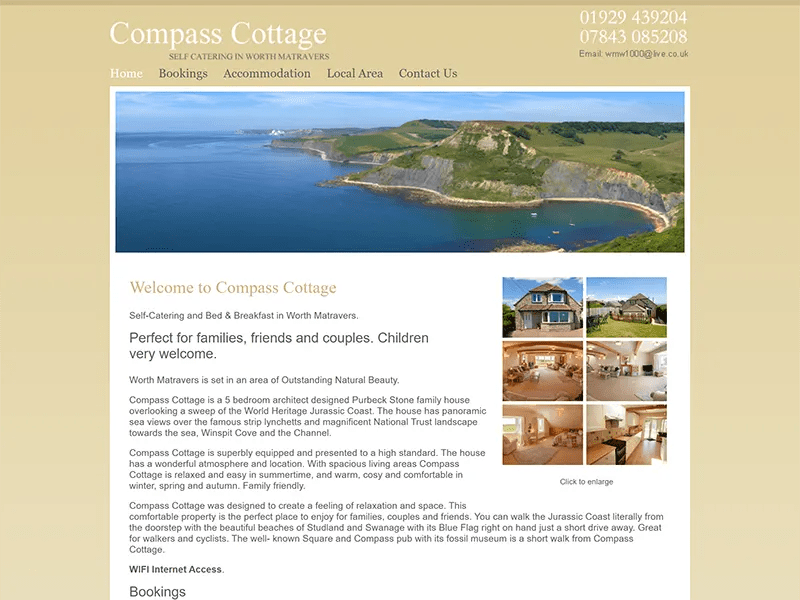 Compass Cottage Worth Matravers project from Apexweb LTD