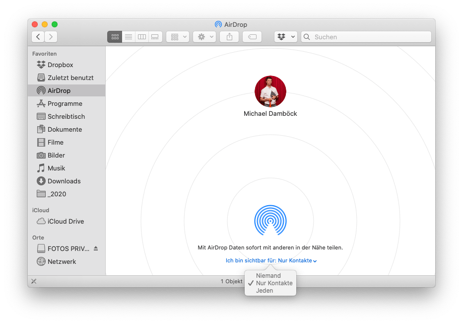 Alles über Airdrop Apfelschule