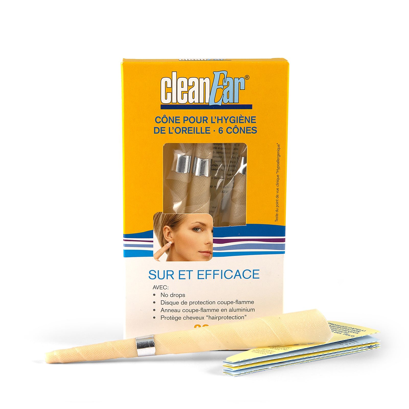 Cône pour l’hygiène de l’oreille (6 cônes) (3 personnes) Apiland