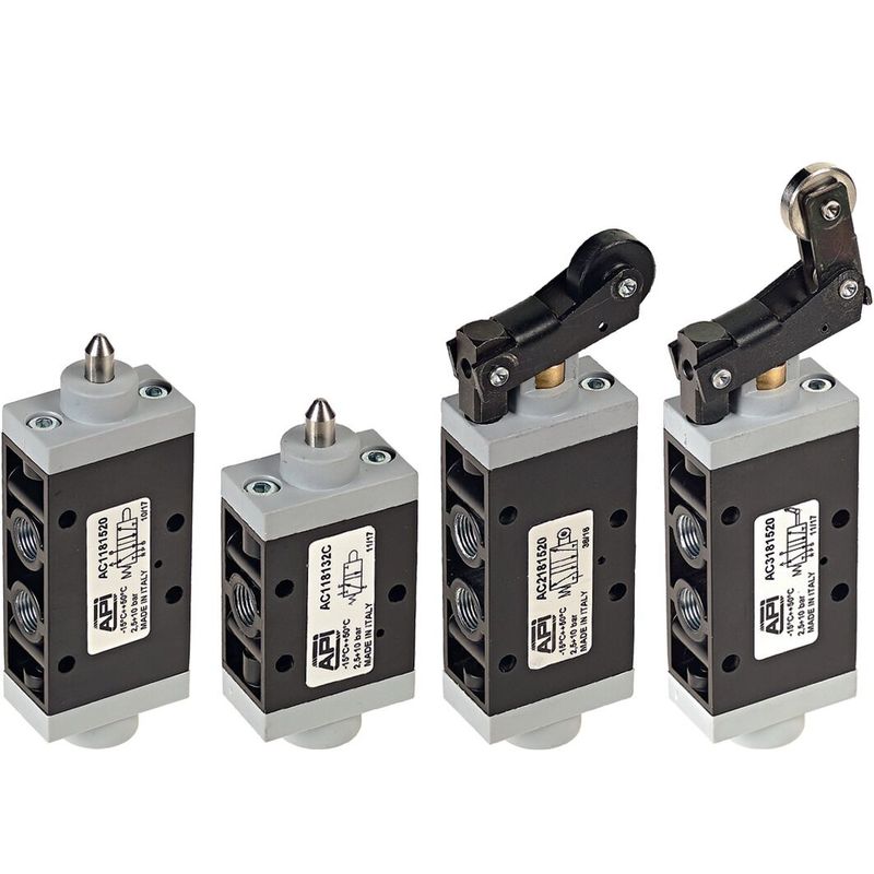 AC81 Series 3/2 N.C & 5/2 Single Stable Position Mechanical Valves