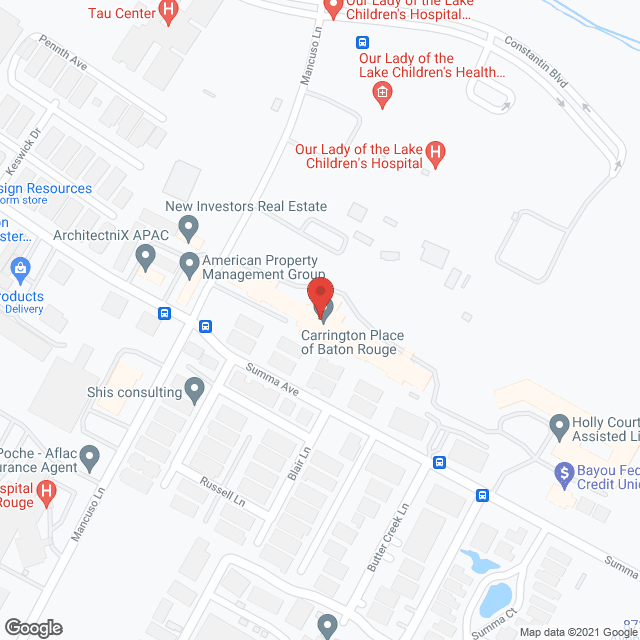 Carrington Place of Baton Rouge Nursing Home Baton Rouge, LA 70809