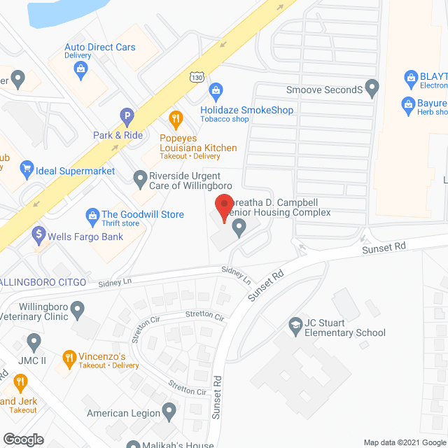 Dorothy Campbell Senior Tenant Association Senior Apartments Willingboro, NJ 08046