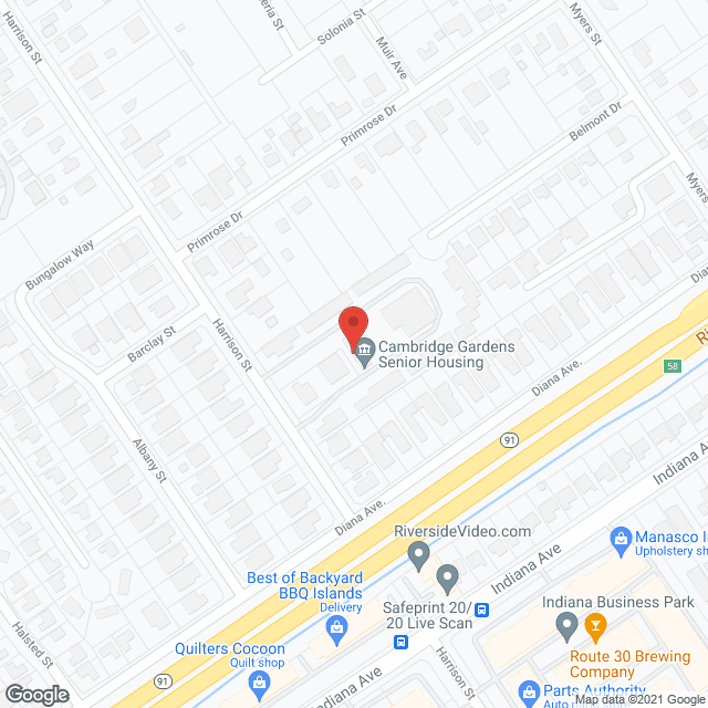 Cambridge Gardens Senior Housing Senior Apartments Riverside, CA