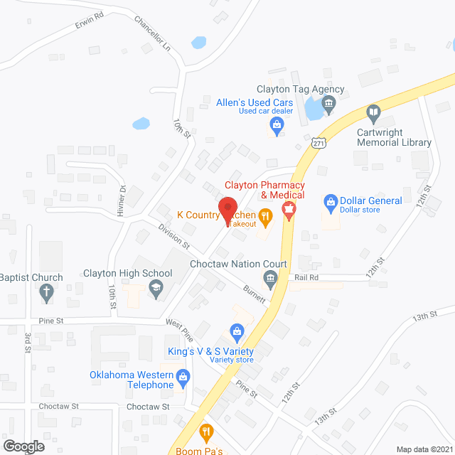 Clayton Housing Authority Assisted Living Clayton, OK 74536