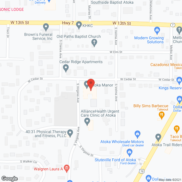 Atoka Colonial Manor Nursing Nursing Home Atoka, OK 74525