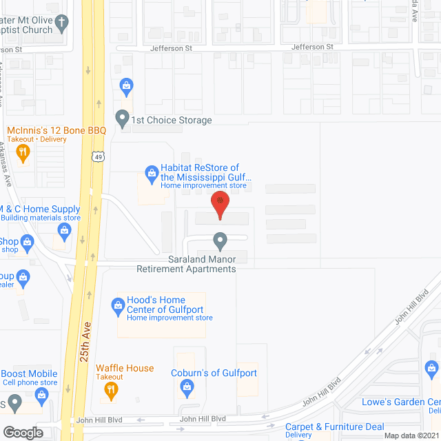 Saraland Manor Retirement Apts Independent Living Gulfport, MS 39501