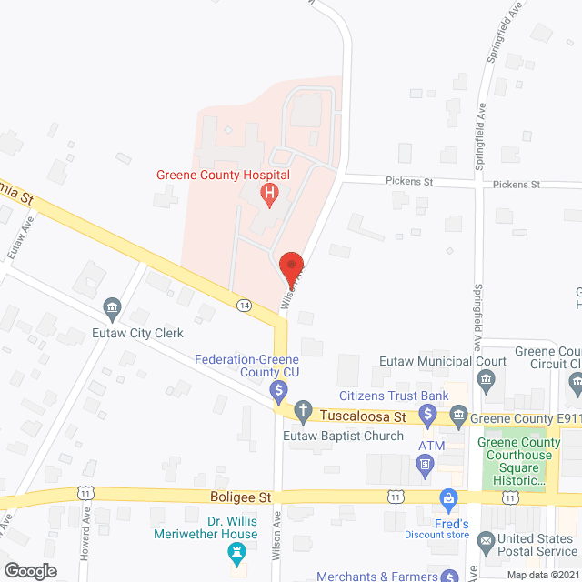 Greene County Hospital Home Nursing Home Eutaw, AL 35462