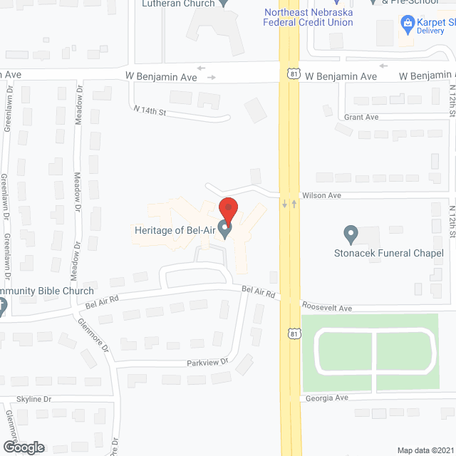 Heritage of Bel Air Independent Living & Nursing Home Norfolk, NE