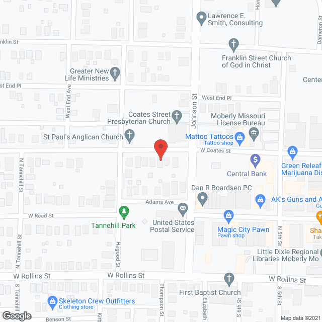 Coates Street Comfort Home Residential Care Home Moberly, MO 65270