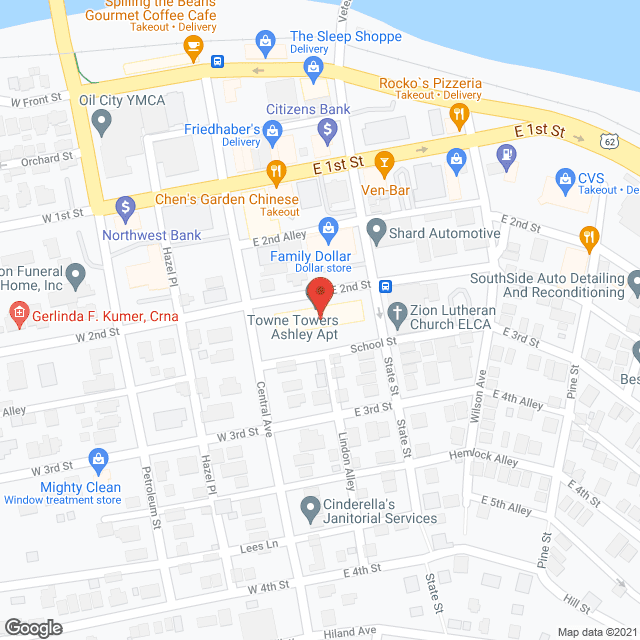 Towne Towers Senior Apartments Oil City, PA 16301 {{ getReviewText }}