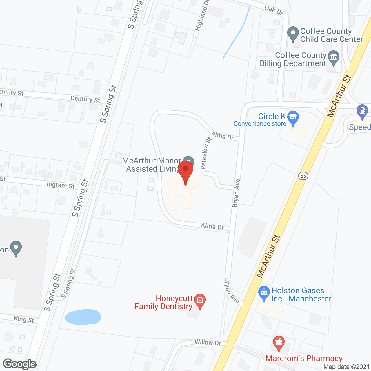 McArthur Manor Assisted Living Manchester, TN 37355 5 Reviews