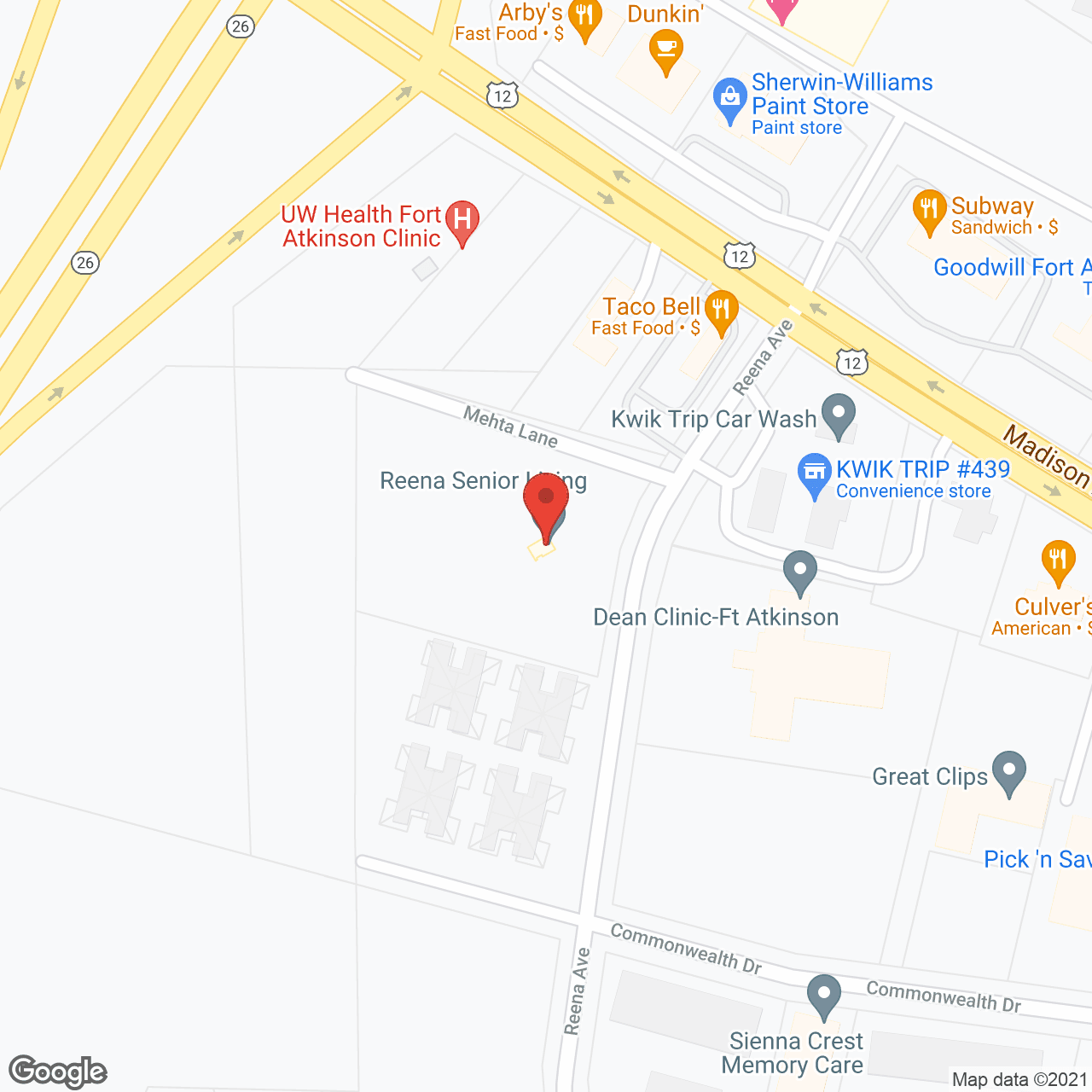 Reena Senior Living Assisted Living Fort Atkinson, WI 53538 5 Reviews