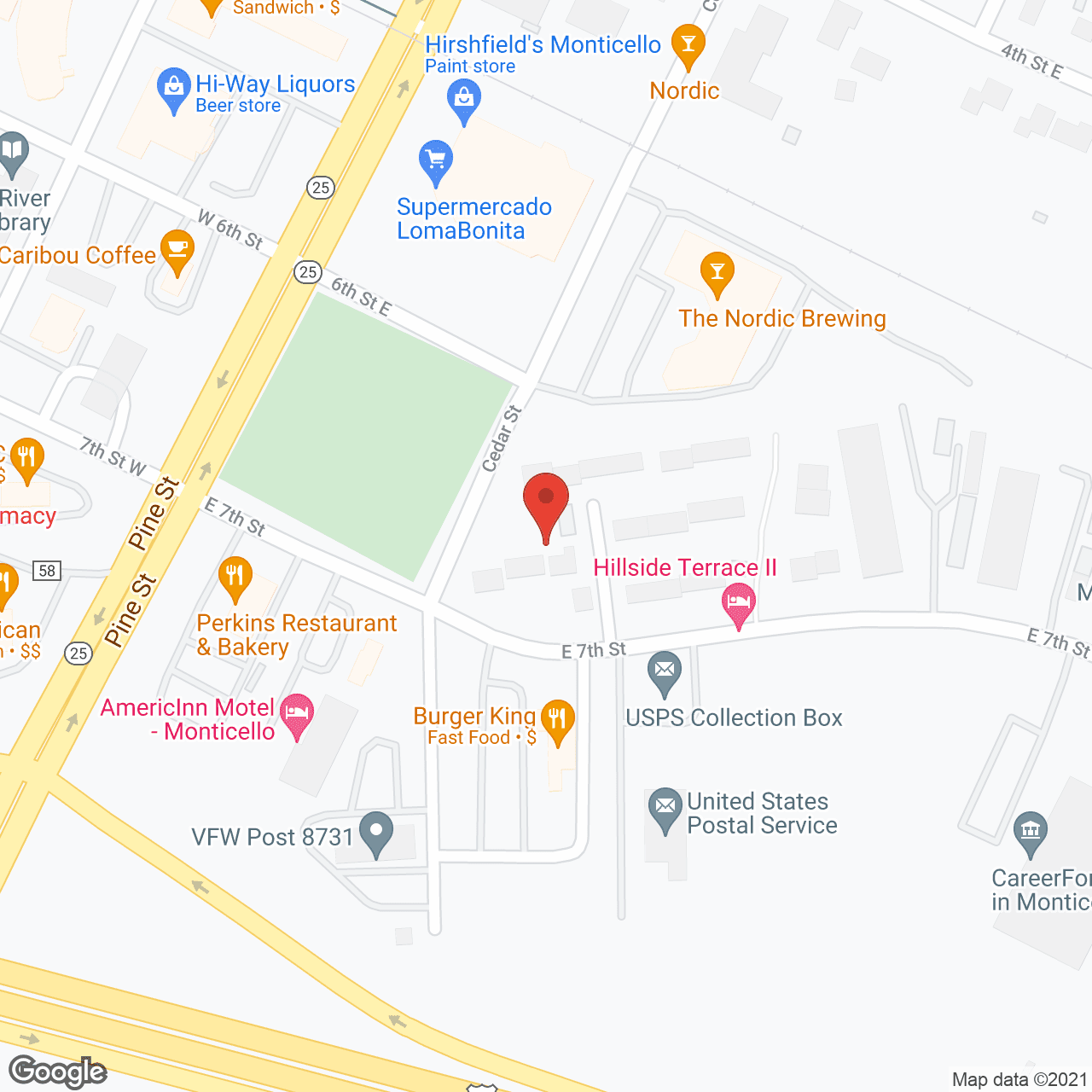 Hillside Terrace I and II Senior Apartments Monticello, MN 55362 {{ getReviewText }}