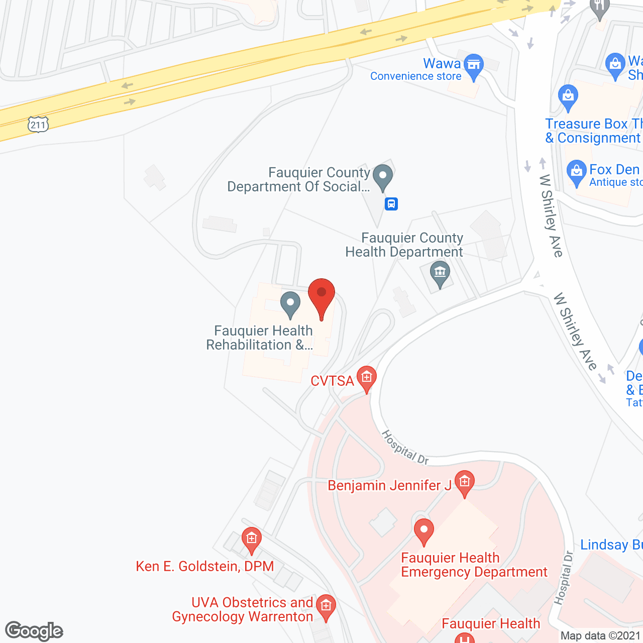 Warrenton Overlook Hlth & Rhb Nursing Home Warrenton, VA 20186