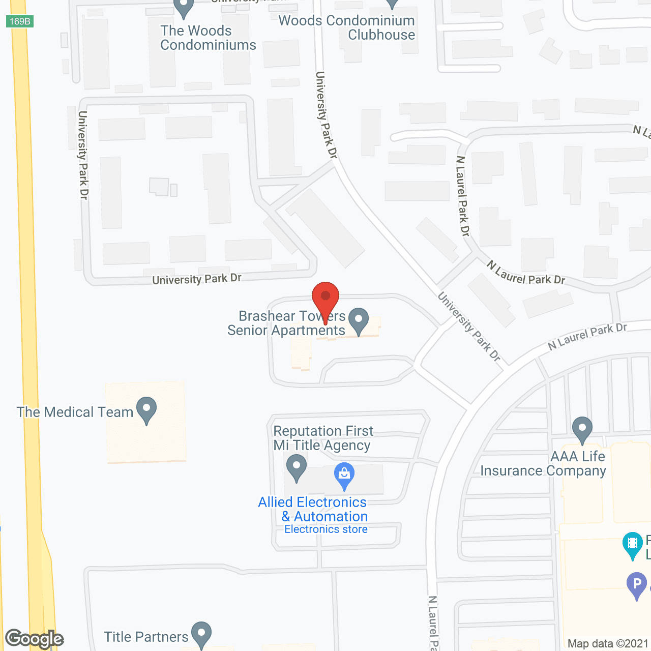 Brashear Towers Senior Citizen Senior Apartments Livonia, MI 48152