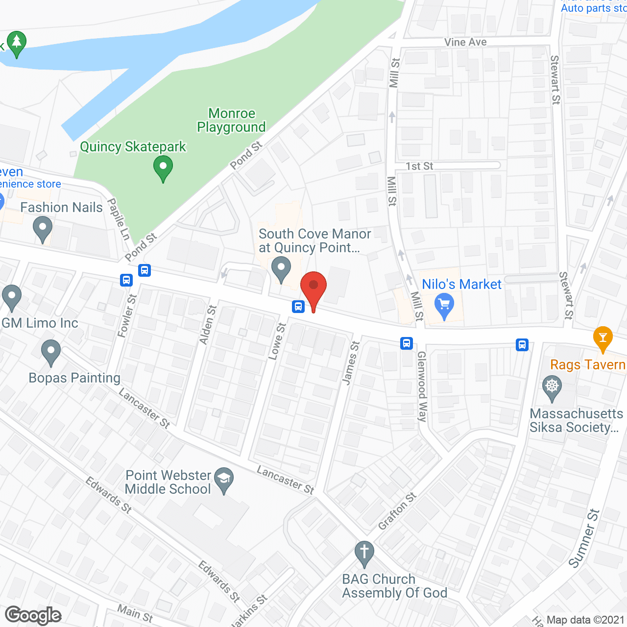 South Cove Manor Nursing Home{{ getCareTypeText }} Quincy, MA 02169