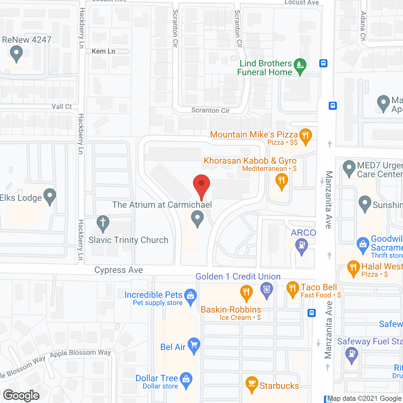 The Atrium at Carmichael Senior Apartments Carmichael, CA 95608