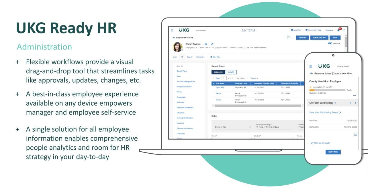 HR Management with UKG APlus Payroll