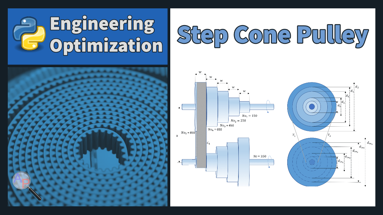 Step Cone Pulley Design Optimization