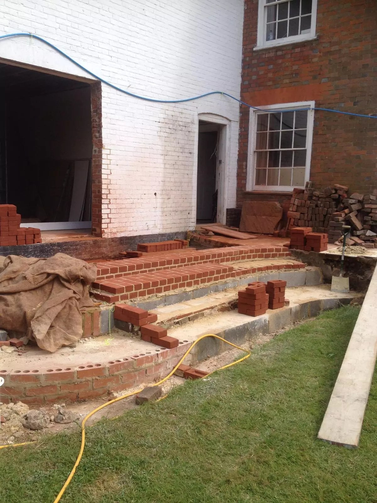 Brick Curved Steps West Malling Kent Apollo Brickwork