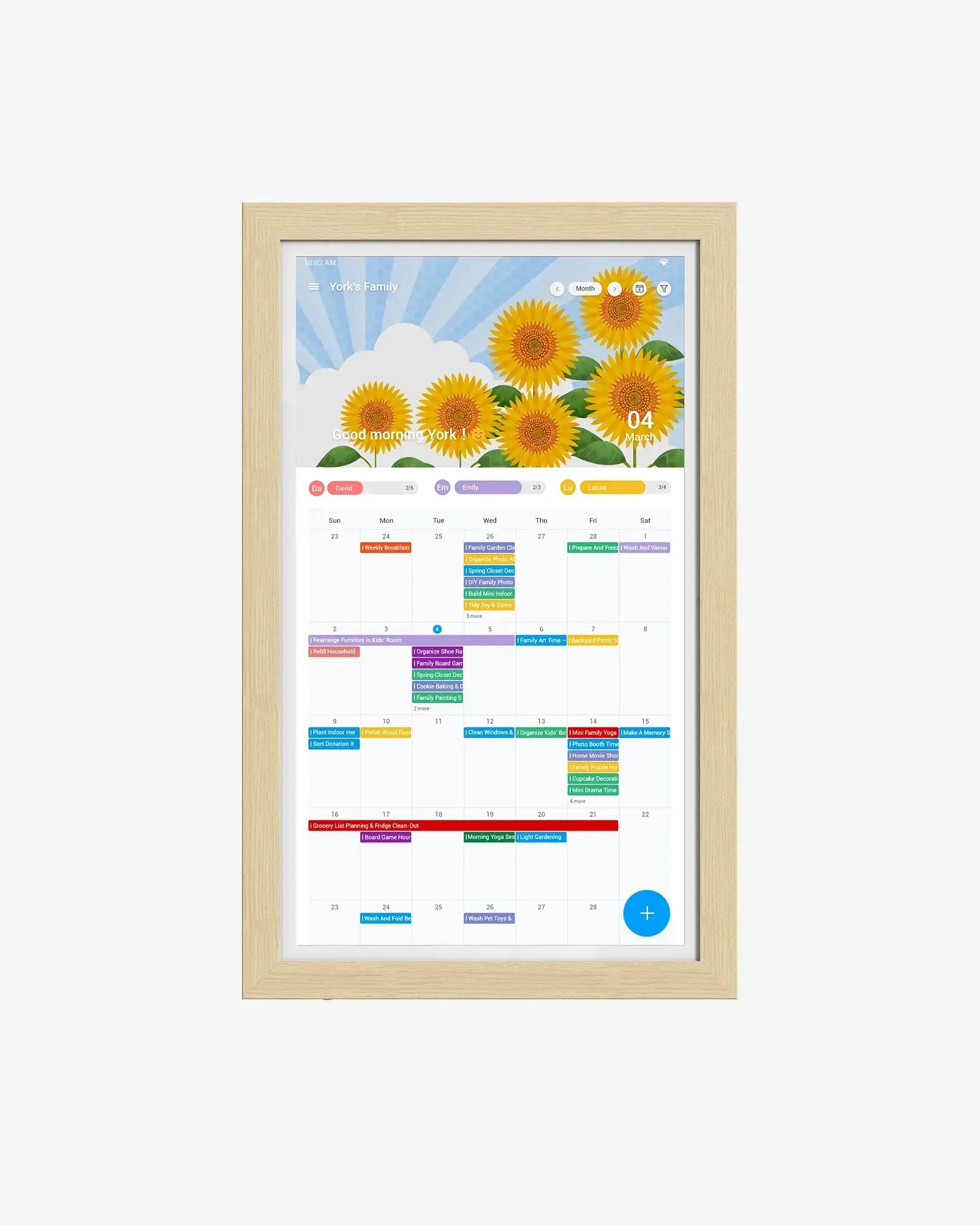 Apolosign Digital Calendar 21.5" Best Family Calendar