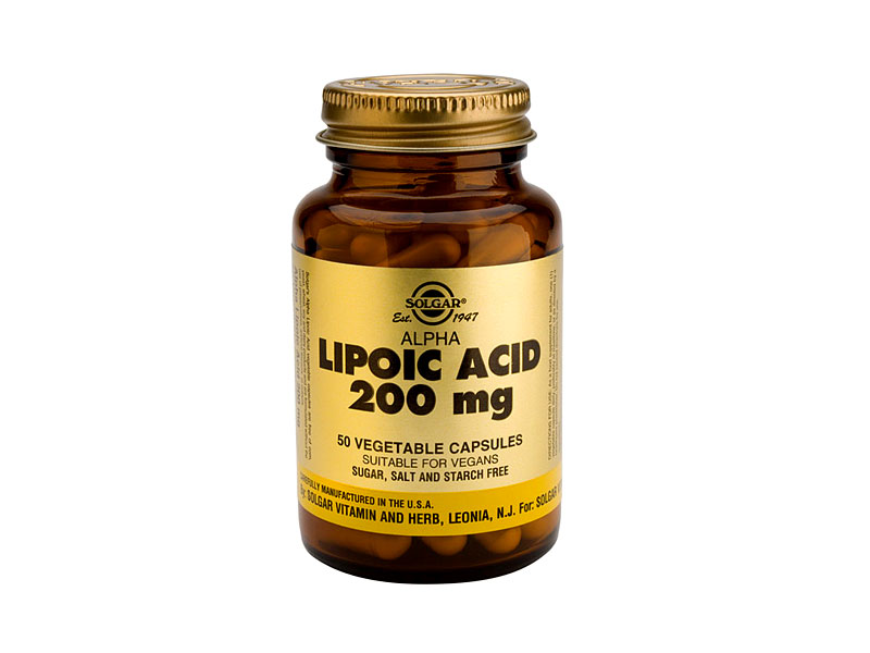 Solgar Alpha Lipoic Acid 200 Mg