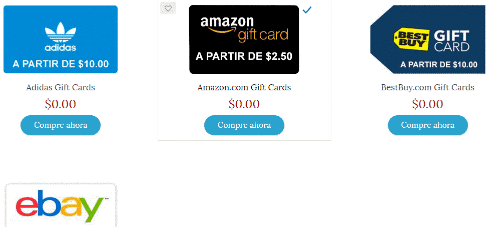 Como Comprar Gift Card Con Paypal GIFTSF