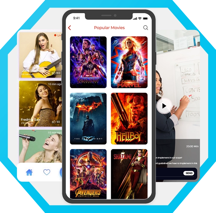 Ondemand Video Streaming Solution, Video Streaming App Development