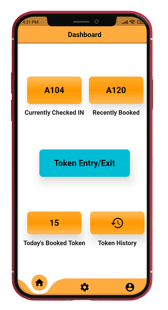 Token booking system Appegic