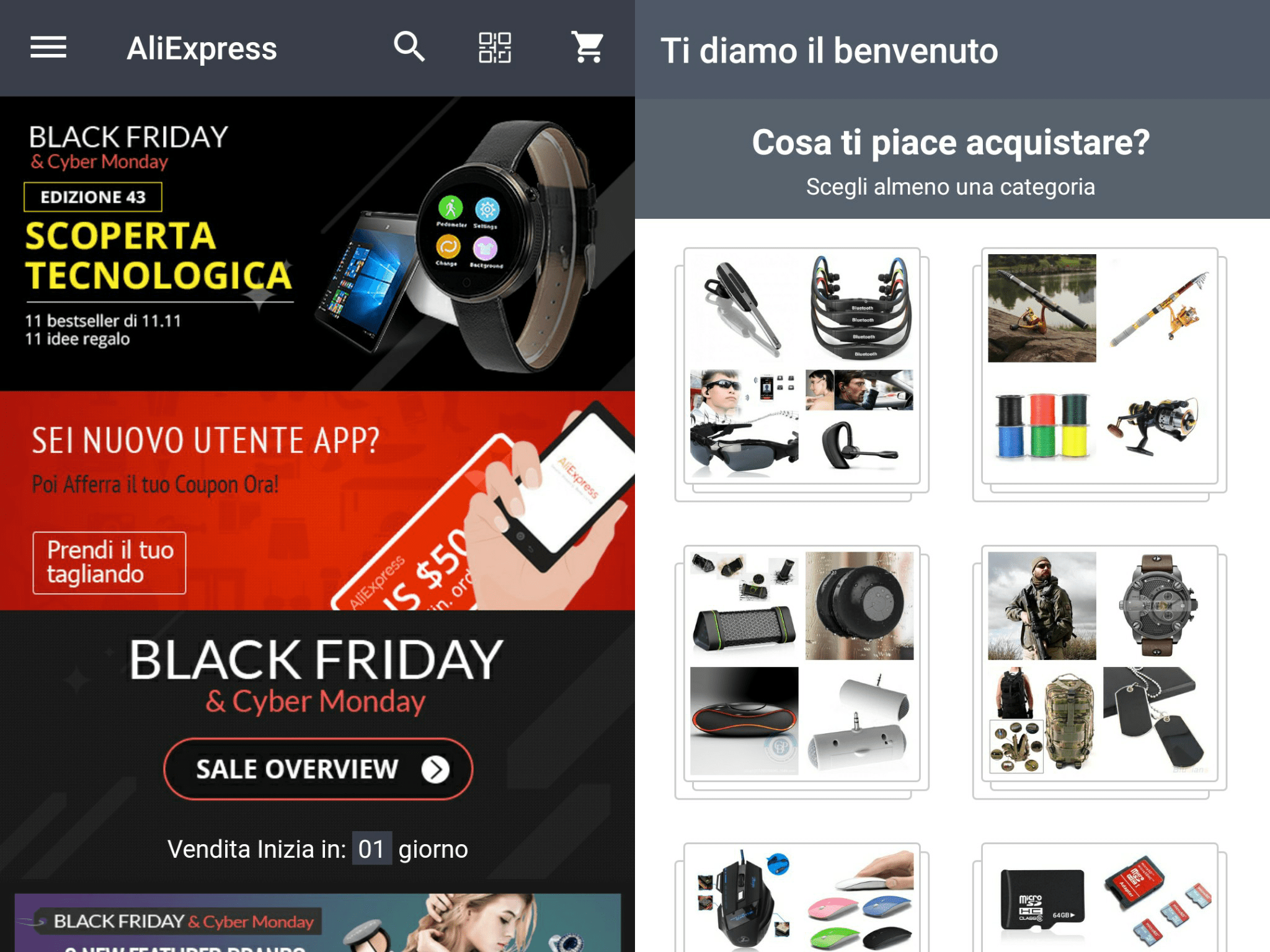 Top6 app per scoprire tutte le offerte del Black Friday R&R