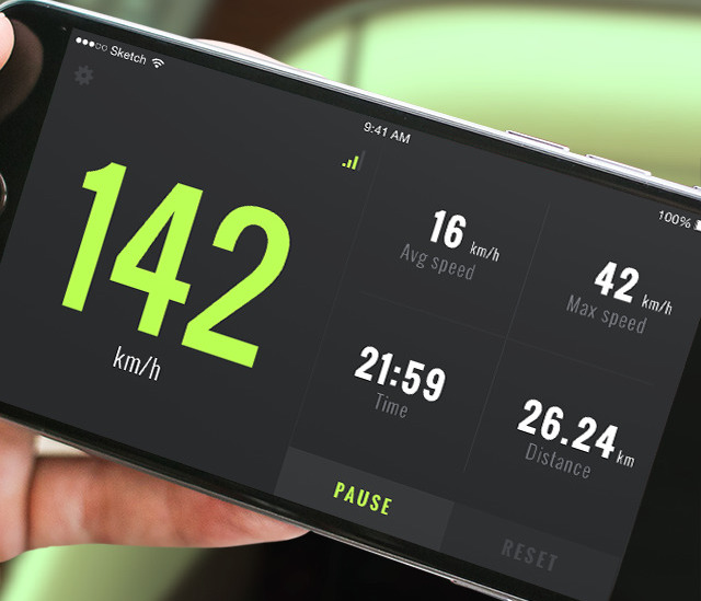 GPS Speed Kleine iPhoneApp zeigt aktuelle Geschwindigkeit