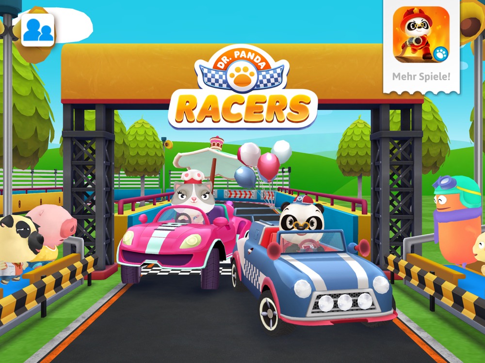 Dr. Panda Racers KinderApp macht die Kleinen zu Rennfahrern