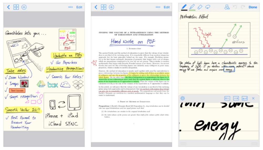 GoodNotes 4 Funktionsreiche NotizApp mit OCR und iCloudSync