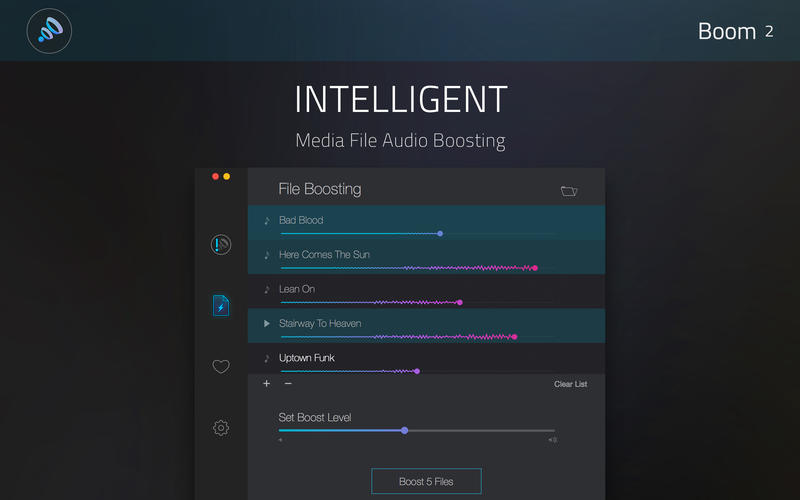 Boom 2 MacApp zur Erhöhung der Lautstärke & für Klangverbesserung derzeit zum halben Preis