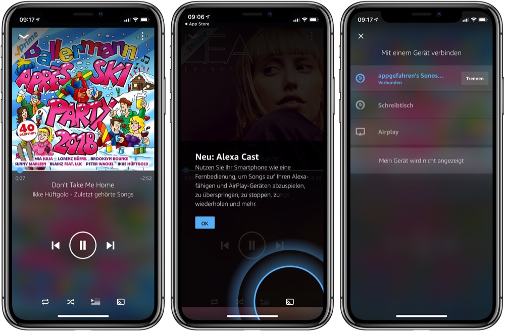 Amazon Music bekommt Alexa Cast Musik per App steuern