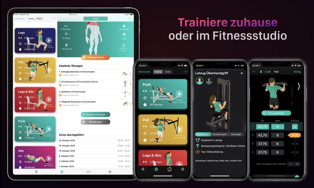 Treeceps TrainingsApp für zuhause jetzt mit Augmented