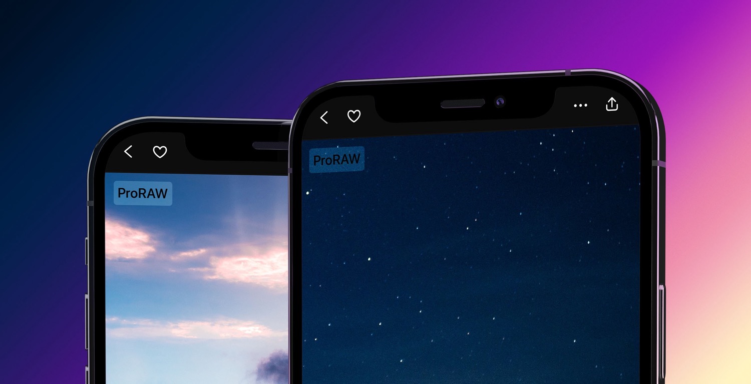 Foto und VideoEditor "Darkroom" versteht sich jetzt mit Apple ProRAW