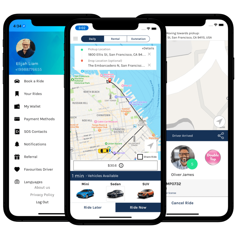 Uber Ride Sharing App On Demand Ride Sharing App Development
