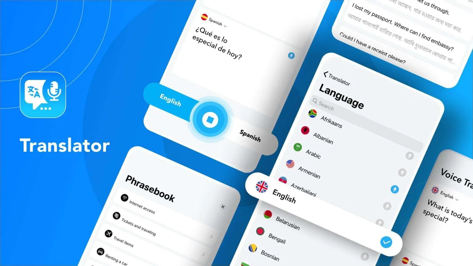 Translator app for iPhone Your global personal language translator
