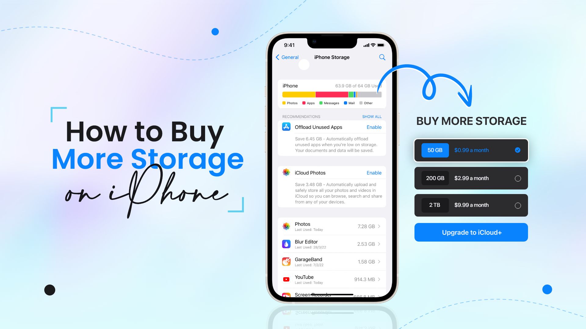 How to Buy More Storage on iPhone Applavia