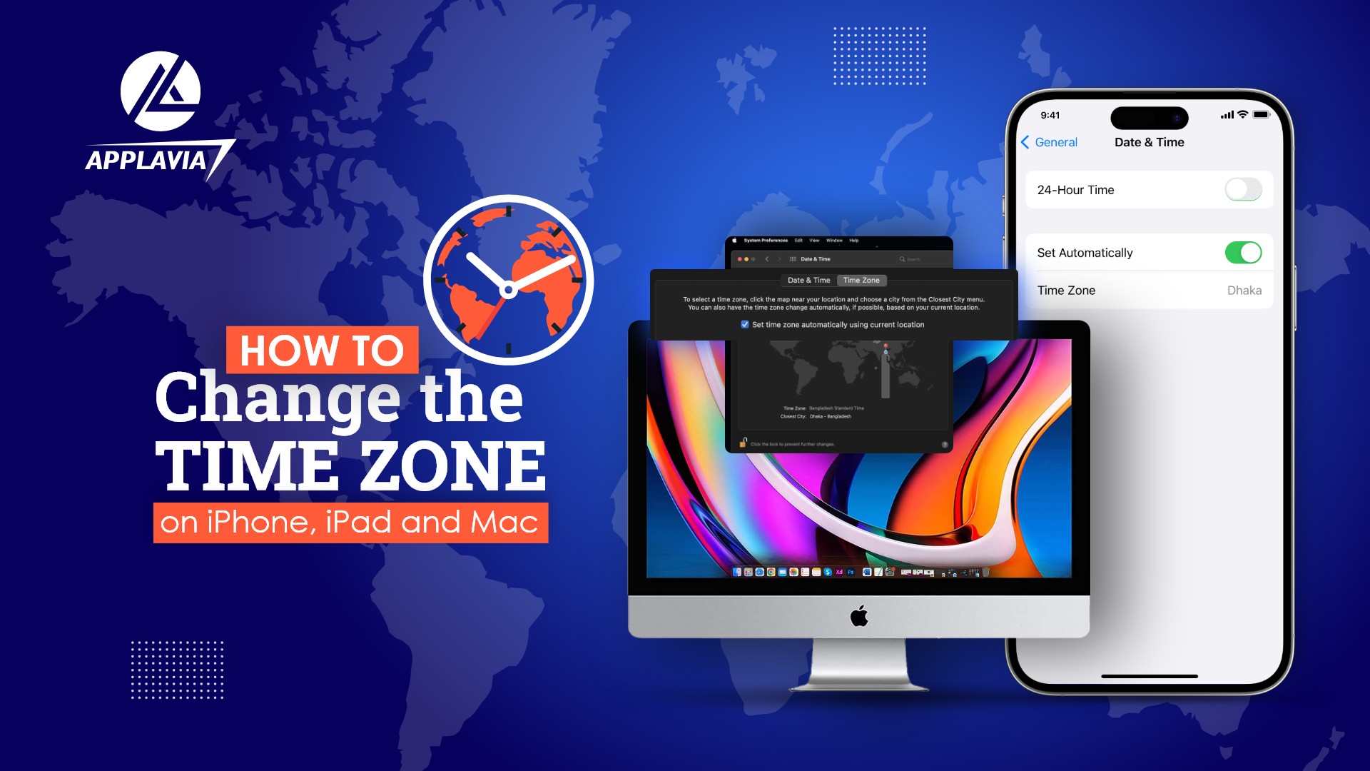 How to Change the Time Zone on iPhone, iPad and Mac Applavia