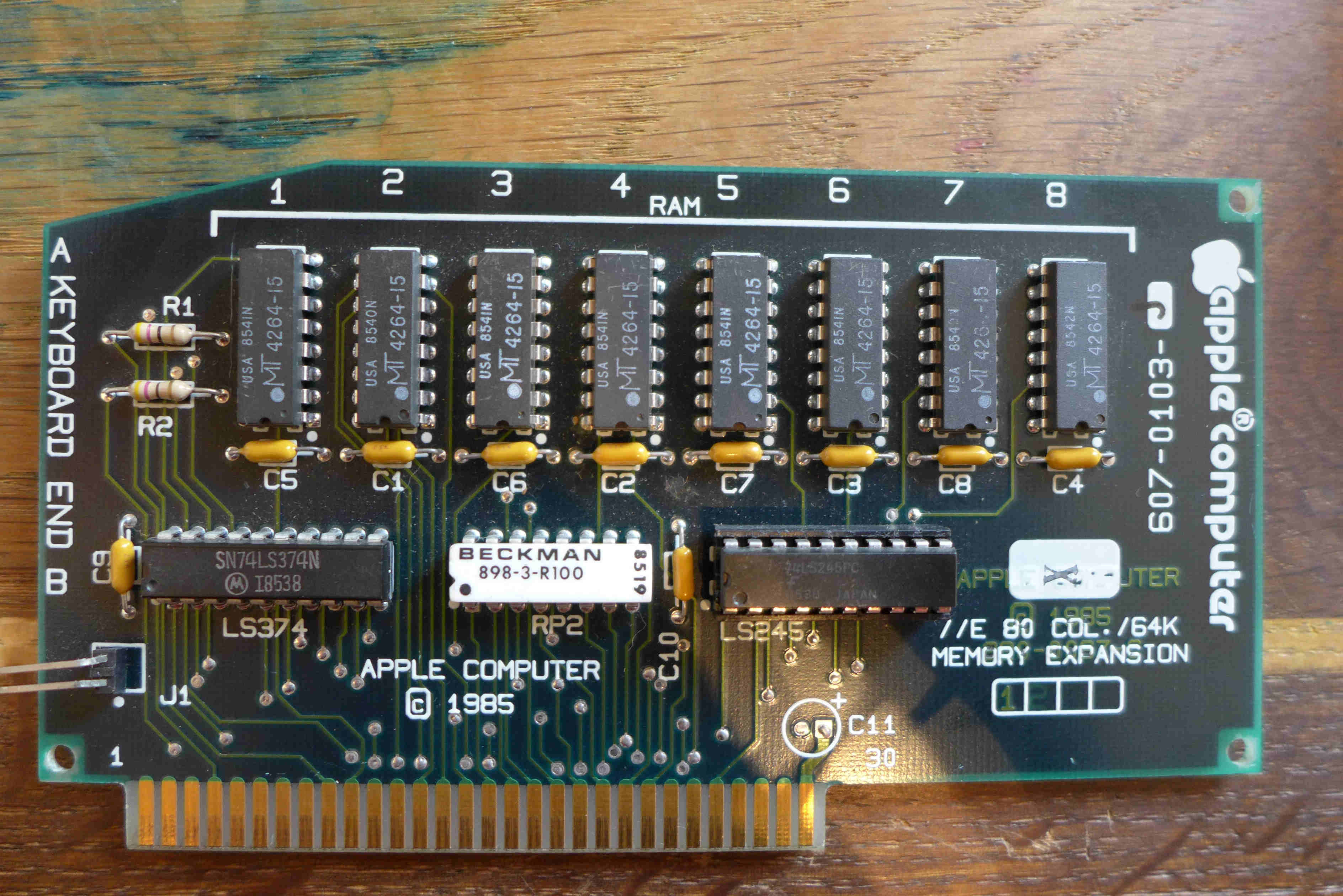Memory Expansion card not working Apple IIe Applefritter