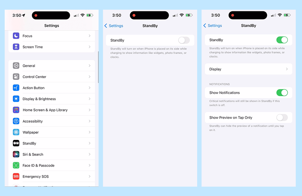 StandBy on iOS 17 How to use & customize the smart display on iPhone