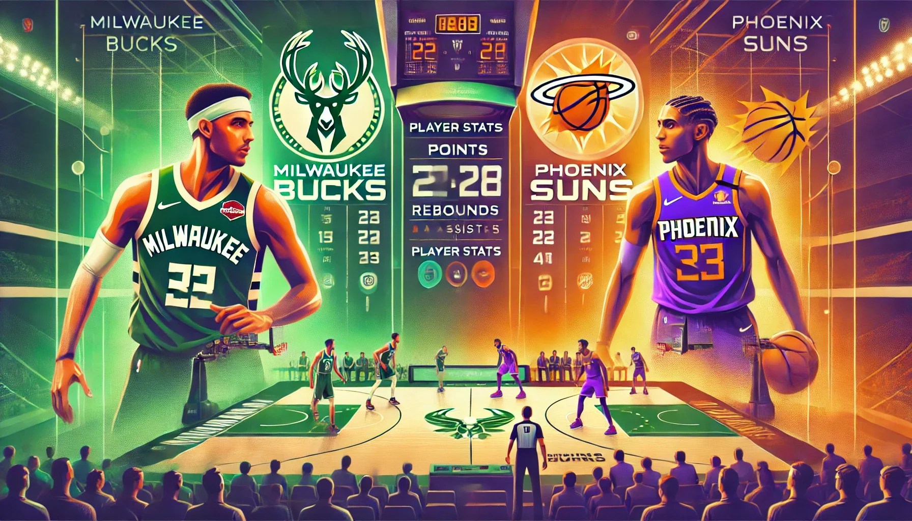 Milwaukee Bucks vs Phoenix Suns Match Player Stats Complete Breakdown