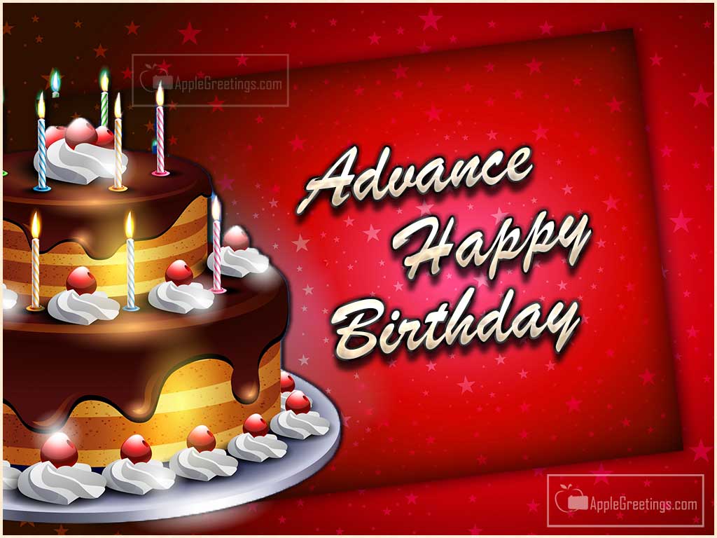 Advance Birthday Wishes Images (ID=2266)