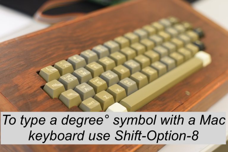 This is how to type degree° symbol on Mac, iPhone and iPad Apple Must