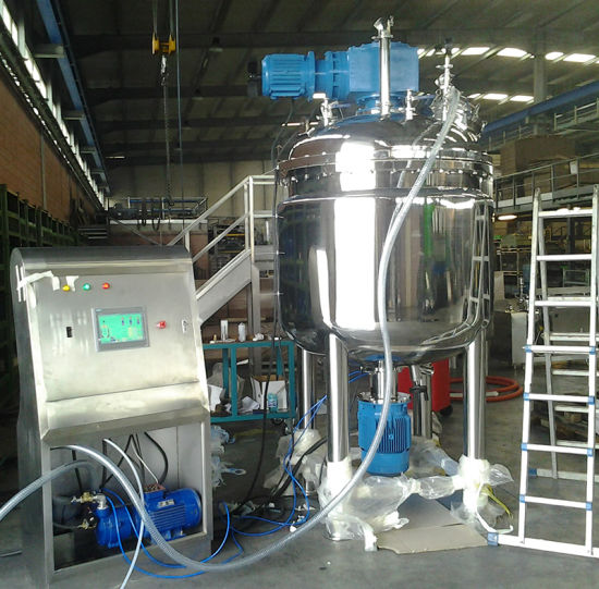 Homogenizer for Cosmetic Creams and Lotions, Vacuum mixer & Reactor