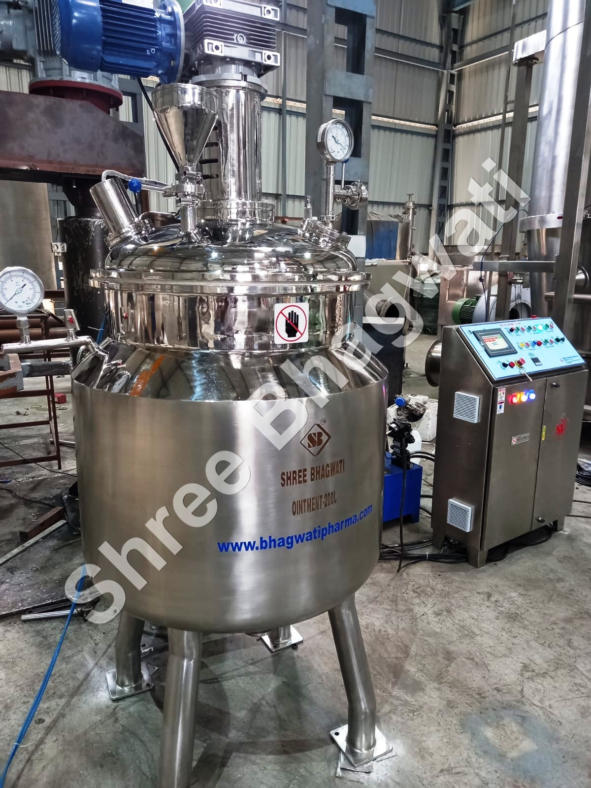 Contra Rotary Mixers , Semi Contra mixer, Cream and Ointment Manufacturing Vessel
