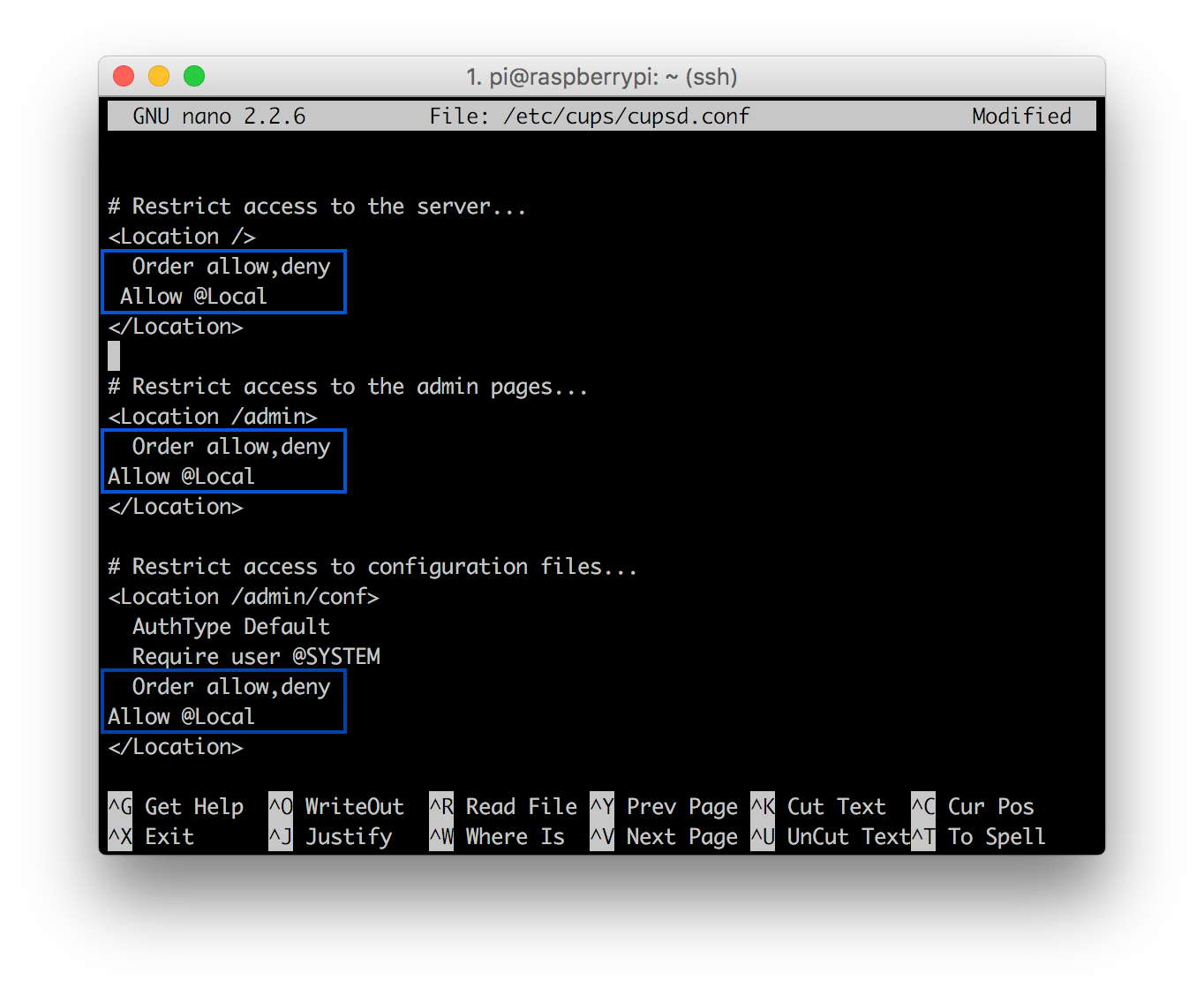 airprint server raspberry pi